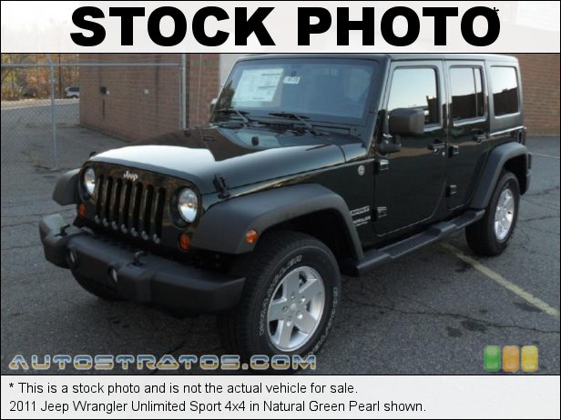 Stock photo for this 2011 Jeep Wrangler Unlimited Sport 4x4 3.8 Liter OHV 12-Valve V6 4 Speed Automatic