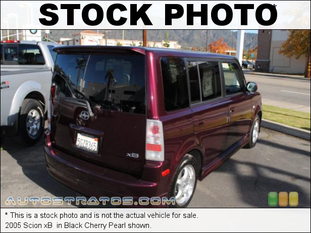 Stock photo for this 2005 Scion xB  1.5L DOHC 16V VVT-i 4 Cylinder 4 Speed Automatic