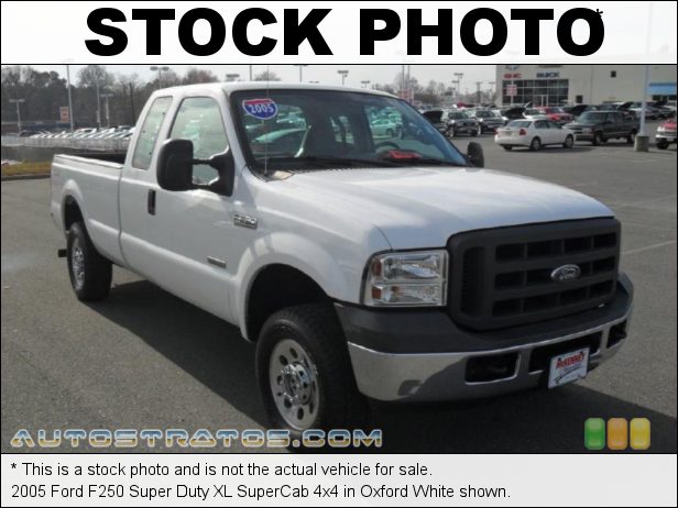Stock photo for this 2005 Ford F250 Super Duty SuperCab 4x4 6.0 Liter OHV 32 Valve Power Stroke Turbo Diesel V8 5 Speed Automatic