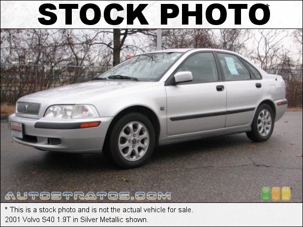 Stock photo for this 2001 Volvo S40 1.9T 1.9 Liter Turbocharged DOHC 16-Valve 4 Cylinder 5 Speed Automatic