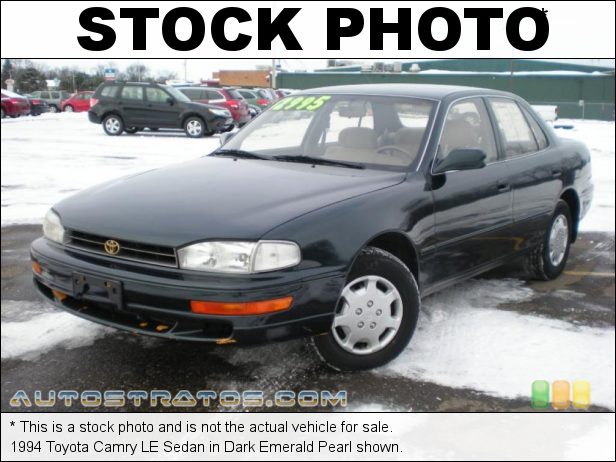 Stock photo for this 1994 Toyota Camry LE Sedan 2.2 Liter DOHC 16-Valve 4 Cylinder 4 Speed Automatic