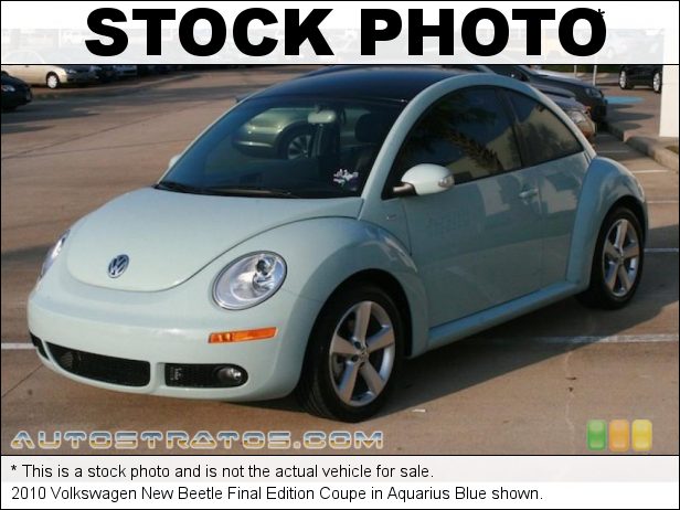 Stock photo for this 2010 Volkswagen New Beetle Coupe 2.5 Liter DOHC 20-Valve 5 Cylinder 6 Speed Tiptronic Automatic