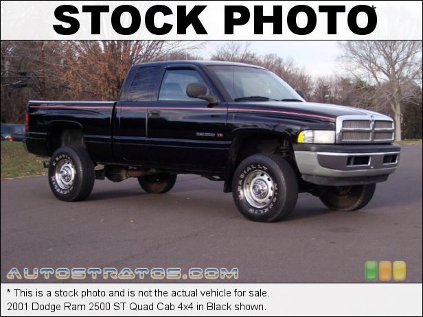 Stock photo for this 2001 Dodge Ram 2500 Cab 4x4 5.9 Liter OHV 16-Valve Magnum V8 4 Speed Automatic