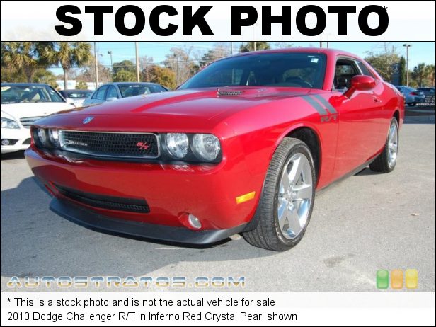Stock photo for this 2010 Dodge Challenger R/T 5.7 Liter HEMI OHV 16-Valve MDS VVT V8 5 Speed AutoStick Automatic