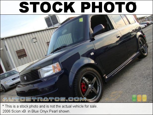 Stock photo for this 2006 Scion xB  1.5L DOHC 16V VVT-i 4 Cylinder 4 Speed Automatic