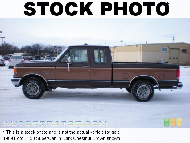 Stock photo for this 1989 Ford F150 Extended Cab 5.0 Liter OHV 16-Valve V8 3 Speed Automatic