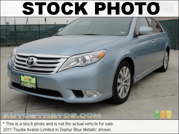 Stock photo for this 2011 Toyota Avalon Limited 3.5 Liter DOHC 24-Valve Dual VVT-i V6 6 Speed ECT-i Automatic