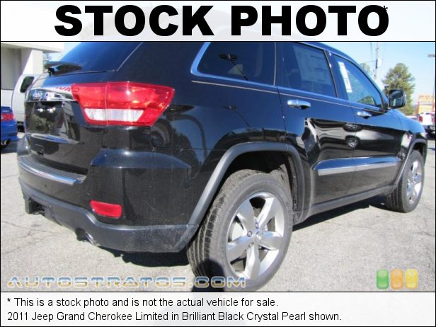 Stock photo for this 2011 Jeep Grand Cherokee Limited 5.7 Liter HEMI MDS OHV 16-Valve VVT V8 Multi Speed Automatic