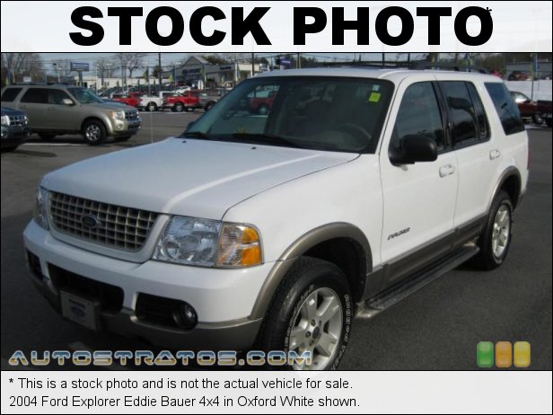 Stock photo for this 2004 Ford Explorer Eddie Bauer 4x4 4.0 Liter SOHC 12-Valve V6 5 Speed Automatic