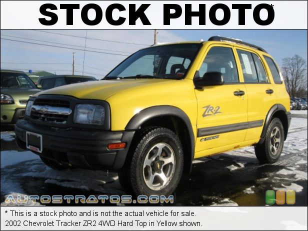 Stock photo for this 2002 Chevrolet Tracker 4WD Hard Top 2.5 Liter DOHC 24-Valve V6 4 Speed Automatic