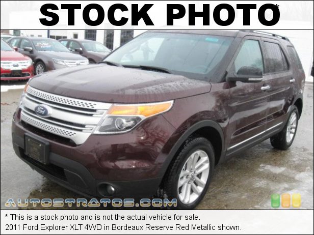 Stock photo for this 2011 Ford Explorer XLT 4WD 3.5 Liter DOHC 24-Valve TiVCT V6 6 Speed SelectShift Automatic