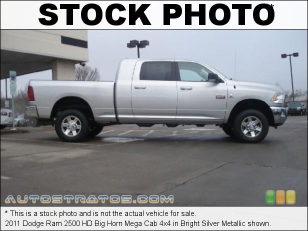 Stock photo for this 2011 Dodge Ram 2500 HD Mega Cab 4x4 6.7 Liter OHV 24-Valve Cummins VGT Turbo-Diesel Inline 6 Cylinde 6 Speed Automatic