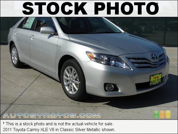 Stock photo for this 2011 Toyota Camry XLE V6 3.5 Liter DOHC 24-Valve Dual VVT-i V6 6 Speed ECT-i Automatic