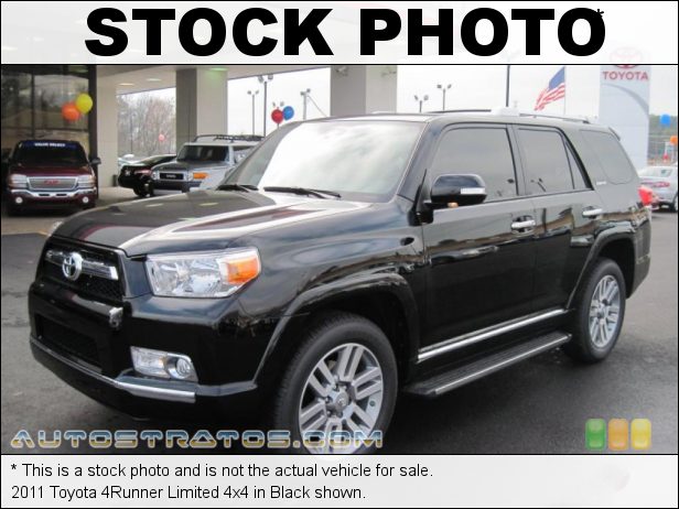 Stock photo for this 2011 Toyota 4Runner Limited 4x4 4.0 Liter DOHC 24-Valve Dual VVT-i V6 5 Speed ECT-i Automatic