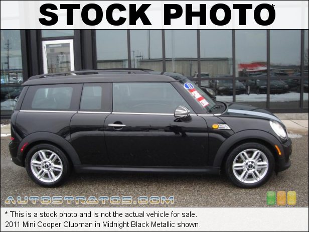 Stock photo for this 2011 Mini Cooper Clubman 1.6 Liter DOHC 16-Valve VVT 4 Cylinder 6 Speed Steptronic Automatic
