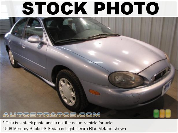 Stock photo for this 1998 Mercury Sable GS Sedan 3.0 Liter OHV 12-Valve V6 4 Speed Automatic