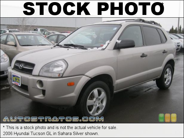 Stock photo for this 2006 Hyundai Tucson GL 2.0 Liter DOHC 16V VVT 4 Cylinder 4 Speed Automatic