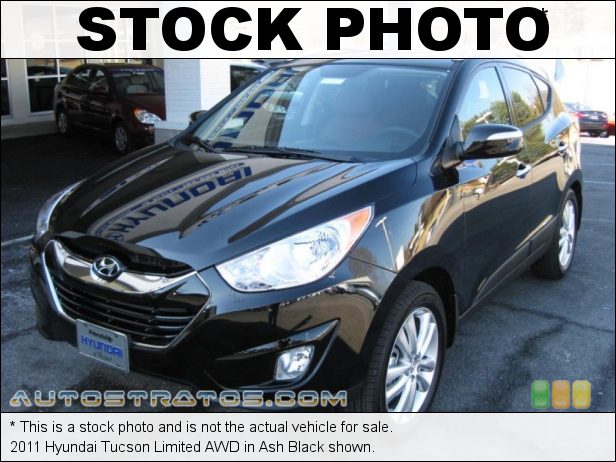 Stock photo for this 2011 Hyundai Tucson Limited AWD 2.4 Liter DOHC 16-Valve CVVT 4 Cylinder 6 Speed Shiftronic Automatic