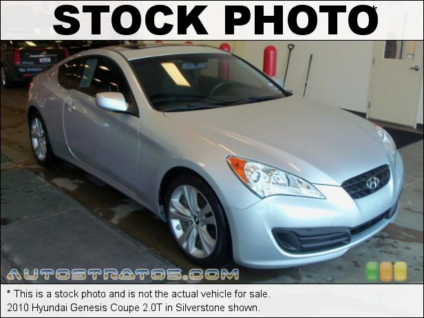 Stock photo for this 2010 Hyundai Genesis Coupe 2.0T 2.0 Liter Turbocharged DOHC 16-Valve Dual CVVT 4 Cylinder 6 Speed Manual