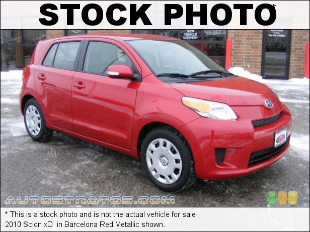 Stock photo for this 2010 Scion xD  1.8 Liter DOHC 16-Valve VVT-i 4 Cylinder 4 Speed Automatic