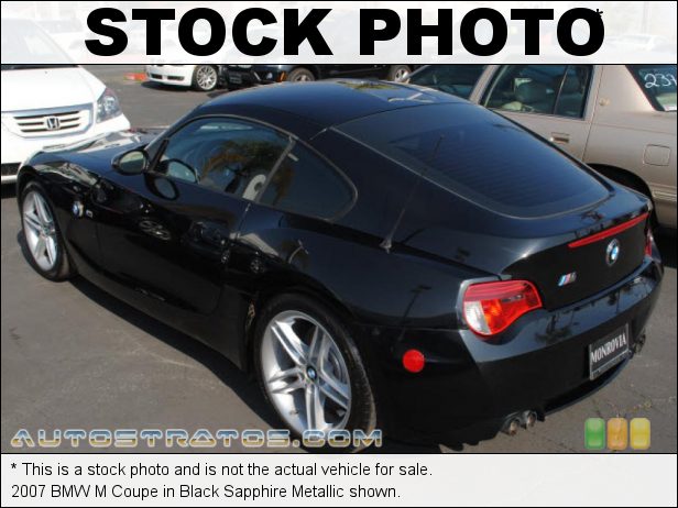 Stock photo for this 2007 BMW M Coupe 3.2 Liter M DOHC 24-Valve VVT Inline 6 Cylinder 6 Speed Manual