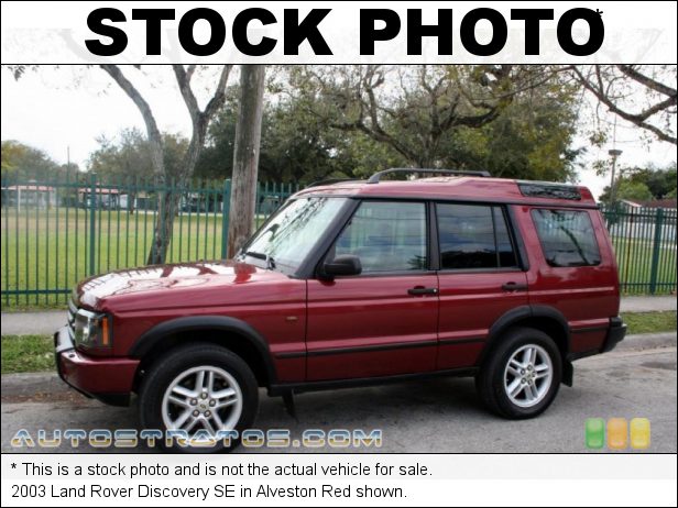 Stock photo for this 2003 Land Rover Discovery SE 4.6 Liter OHV 16-Valve V8 4 Speed Automatic