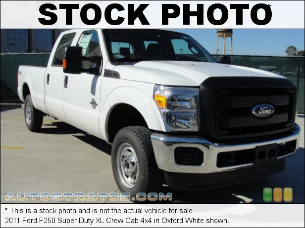 Stock photo for this 2011 Ford F250 Super Duty XL Crew Cab 4x4 6.7 Liter OHV 32-Valve B20 Power Stroke Turbo-Diesel V8 6 Speed TorqShift Automatic