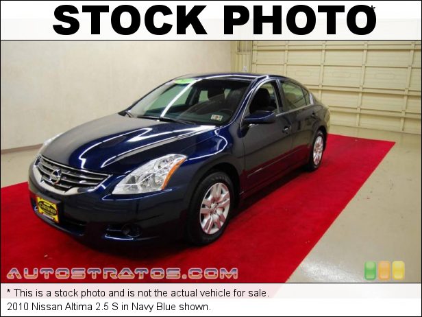 Stock photo for this 2010 Nissan Altima 2.5 S 2.5 Liter DOHC 16-Valve CVTCS 4 Cylinder Xtronic CVT Automatic
