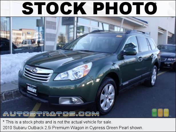 Stock photo for this 2010 Subaru Outback 2.5i Premium Wagon 2.5 Liter DOHC 16-Valve VVT Flat 4 Cylinder Lineartronic CVT Automatic