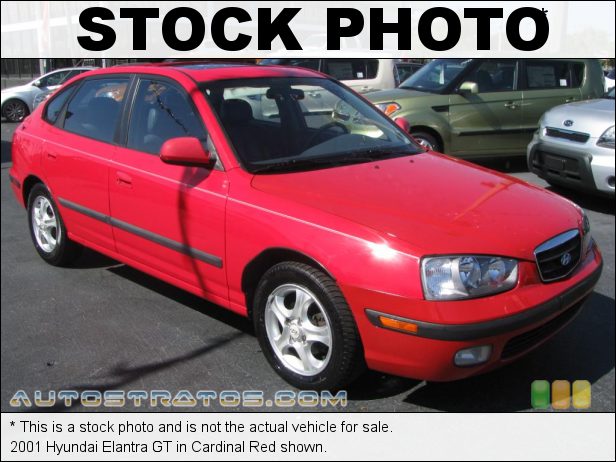 Stock photo for this 2001 Hyundai Elantra GT 2.0 Liter DOHC 16-Valve 4 Cylinder 4 Speed Automatic