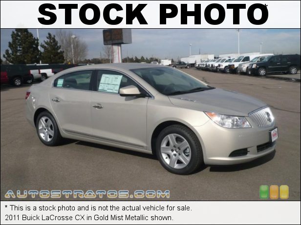Stock photo for this 2011 Buick LaCrosse CX 2.4 Liter SIDI DOHC 16-Valve VVT 4 Cylinder 6 Speed DSC Automatic