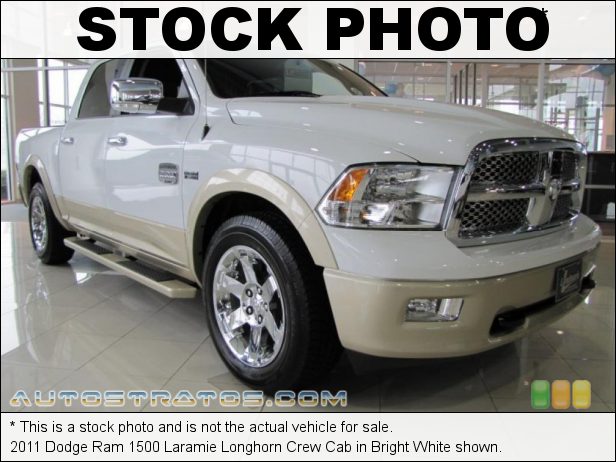 Stock photo for this 2011 Dodge Ram 1500 Crew Cab 5.7 Liter HEMI OHV 16-Valve VVT MDS V8 5 Speed Automatic