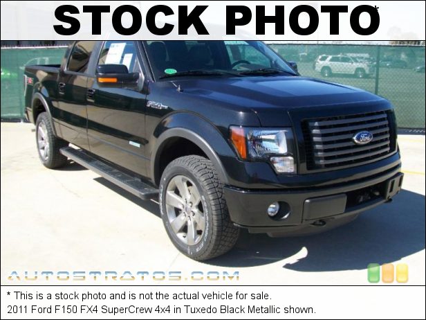 Stock photo for this 2011 Ford F150 FX4 SuperCrew 4x4 3.5 Liter GTDI EcoBoost Twin-Turbocharged DOHC 24-Valve VVT V6 6 Speed Automatic