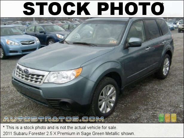 Stock photo for this 2011 Subaru Forester 2.5 X Premium 2.5 Liter DOHC 16-Valve VVT Flat 4 Cylinder 4 Speed Automatic