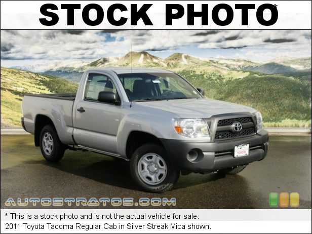 Stock photo for this 2011 Toyota Tacoma Regular Cab 2.7 Liter DOHC 16-Valve VVT-i 4 Cylinder 4 Speed Automatic