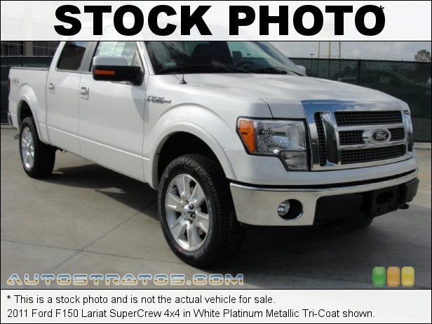 Stock photo for this 2011 Ford F150 Lariat SuperCrew 4x4 5.0 Liter Flex-Fuel DOHC 32-Valve Ti-VCT V8 6 Speed Automatic