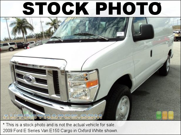 Stock photo for this 2009 Ford E Series Van E150 4.6 Liter Flex-Fuel SOHC 16-Valve Triton V8 4 Speed Automatic