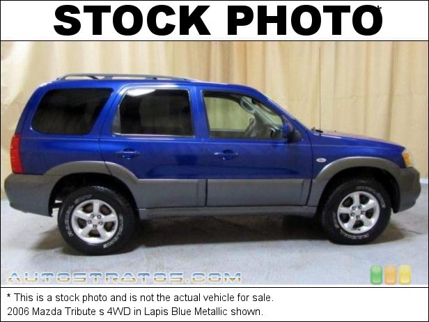 Stock photo for this 2006 Mazda Tribute s 4WD 3.0 Liter DOHC 24-Valve V6 4 Speed Automatic