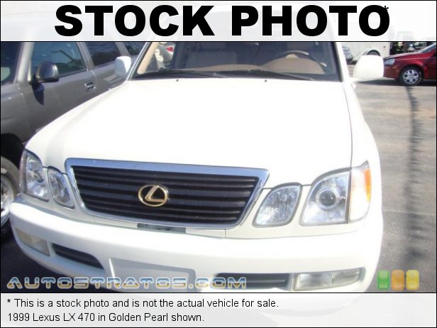 Stock photo for this 1999 Lexus LX 470 4.7 Liter DOHC 32-Valve V8 4 Speed Automatic