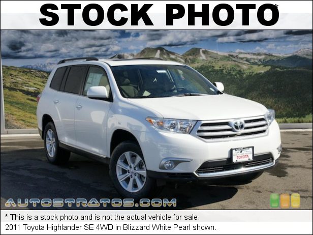 Stock photo for this 2011 Toyota Highlander 4WD 3.5 Liter DOHC 24-Valve Dual VVT-i V6 5 Speed ECT-i Automatic