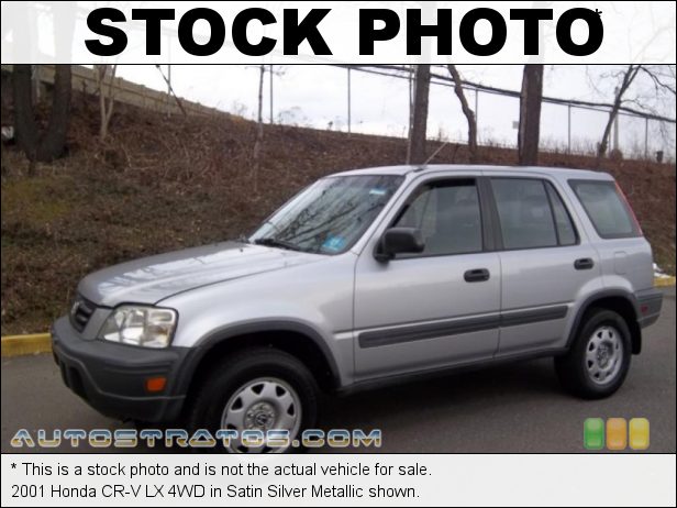 Stock photo for this 2001 Honda CR-V LX 4WD 2.0 Liter DOHC 16-Valve 4 Cylinder 4 Speed Automatic
