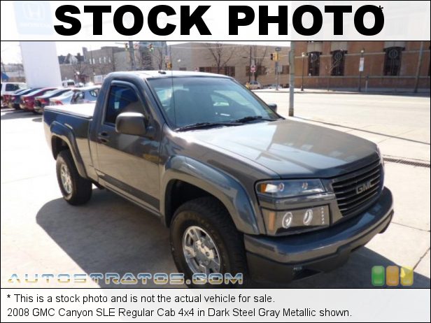 Stock photo for this 2007 GMC Canyon SLE Regular Cab 4x4 3.7 Liter DOHC 20-Valve VVT 5 Cylinder 4 Speed Automatic