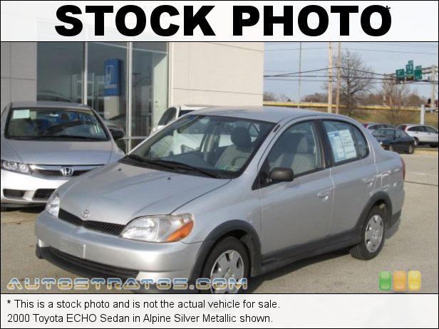 Stock photo for this 2000 Toyota ECHO Sedan 1.5 Liter DOHC 16-Valve 4 Cylinder 4 Speed Automatic