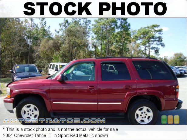 Stock photo for this 2004 Chevrolet Tahoe  5.3 Liter OHV 16-Valve Vortec V8 4 Speed Automatic