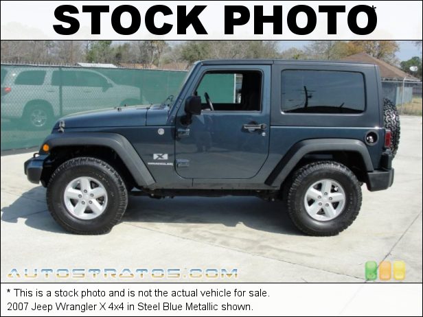 Stock photo for this 2007 Jeep Wrangler X 4x4 3.8 Liter OHV 12-Valve V6 4 Speed Automatic