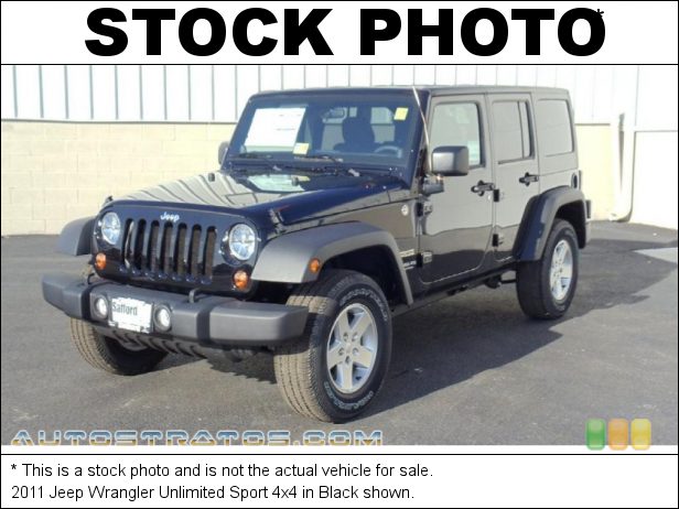 Stock photo for this 2011 Jeep Wrangler Unlimited 4x4 3.8 Liter OHV 12-Valve V6 6 Speed Manual