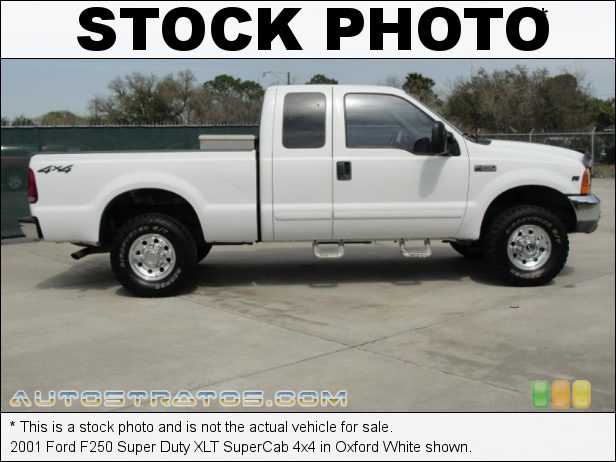 Stock photo for this 2001 Ford F250 Super Duty SuperCab 4x4 6.8 Liter SOHC 20-Valve Triton V10 6 Speed Manual