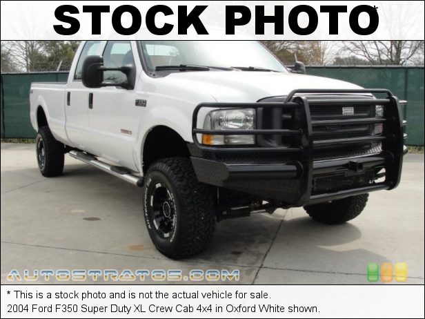 Stock photo for this 2004 Ford F350 Super Duty XL Crew Cab 4x4 6.0 Liter OHV 32-Valve Power Stroke Turbo Diesel V8 5 Speed Automatic