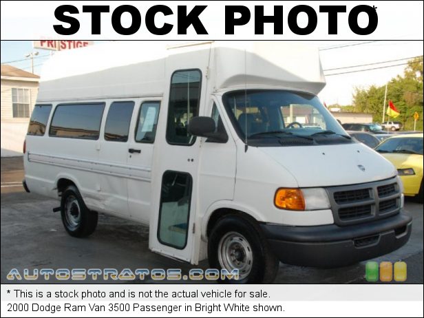 Stock photo for this 2000 Dodge Ram Van 3500 Passenger 5.9 Liter OHV 16-Valve V8 4 Speed Automatic