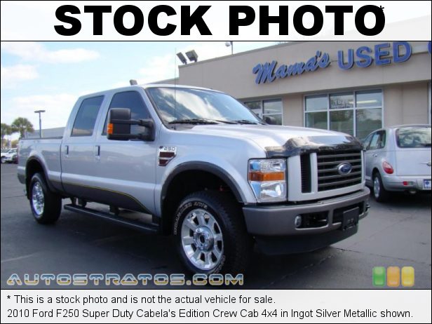 Stock photo for this 2010 Ford F250 Super Duty Crew Cab 4x4 6.4 Liter OHV 32-Valve Power Stroke Turbo-Diesel V8 5 Speed Torqshift Automatic